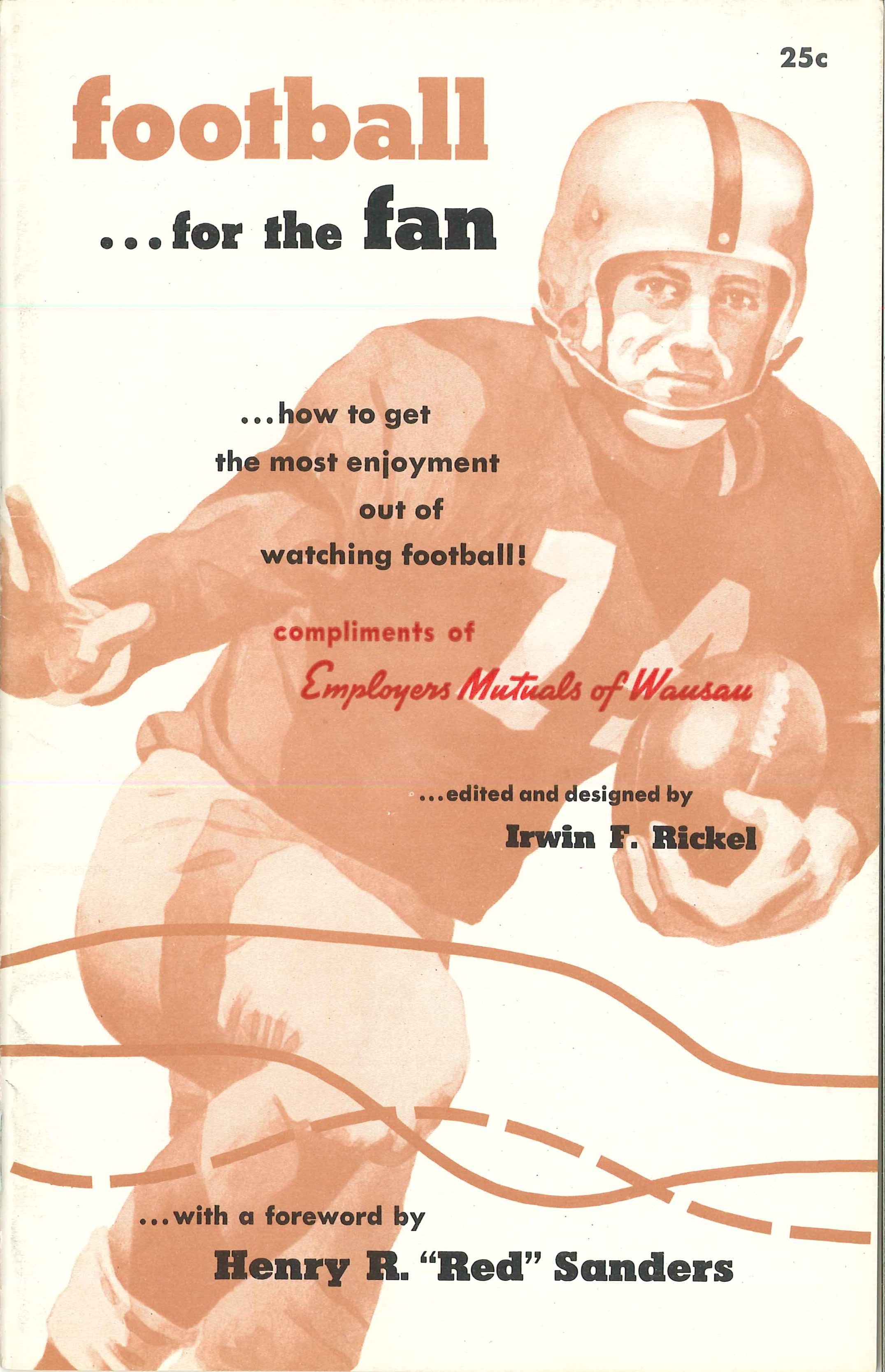 Employers' Mutual's football booklet cover