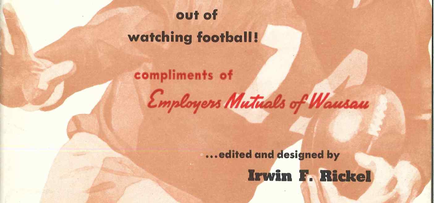 Employers' Mutual's football booklet cover